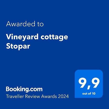 Vineyard Cottage Stopar Straza Kültér fotó